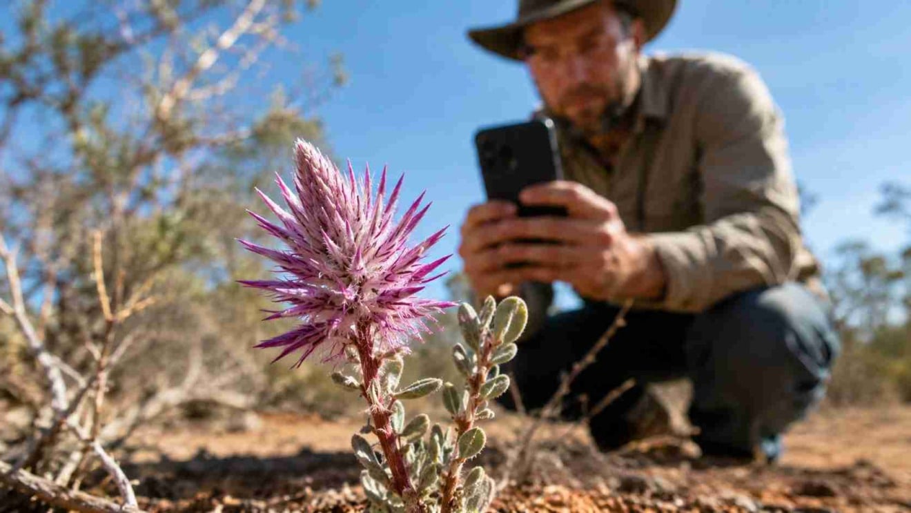 Planta extinta há quase 60 anos reaparece após foto de celular na Austrália