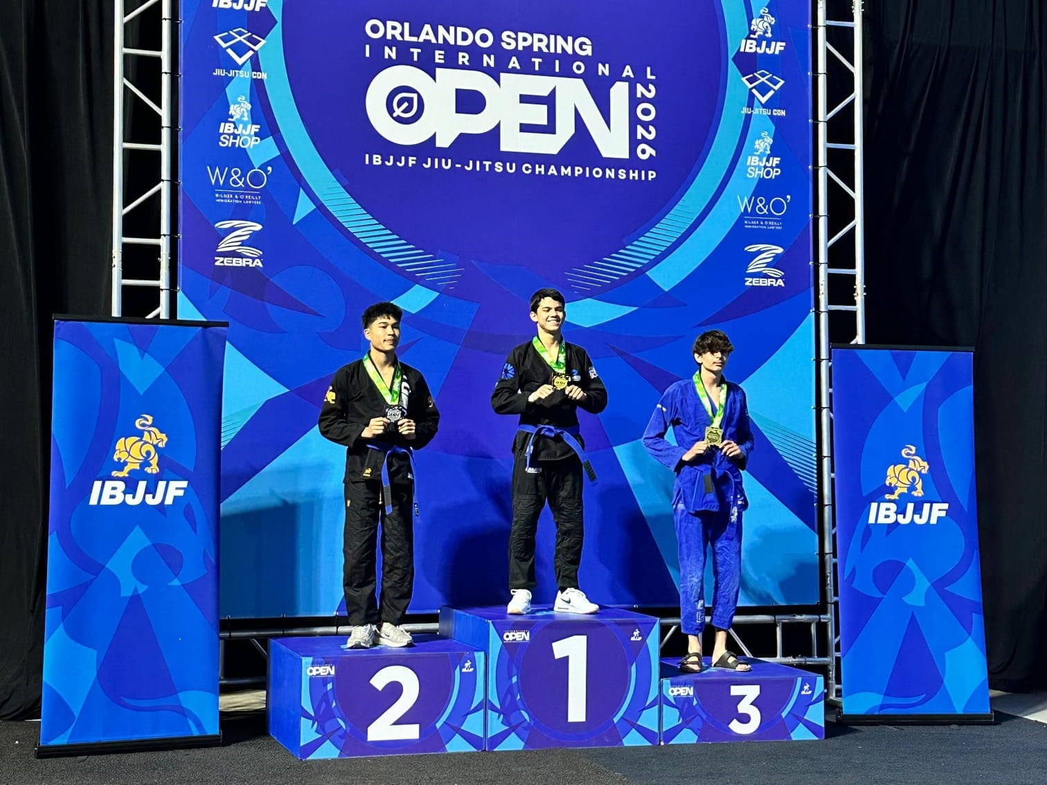 Roraimense conquista três ouros em torneio internacional de jiu-jitsu nos Estados Unidos