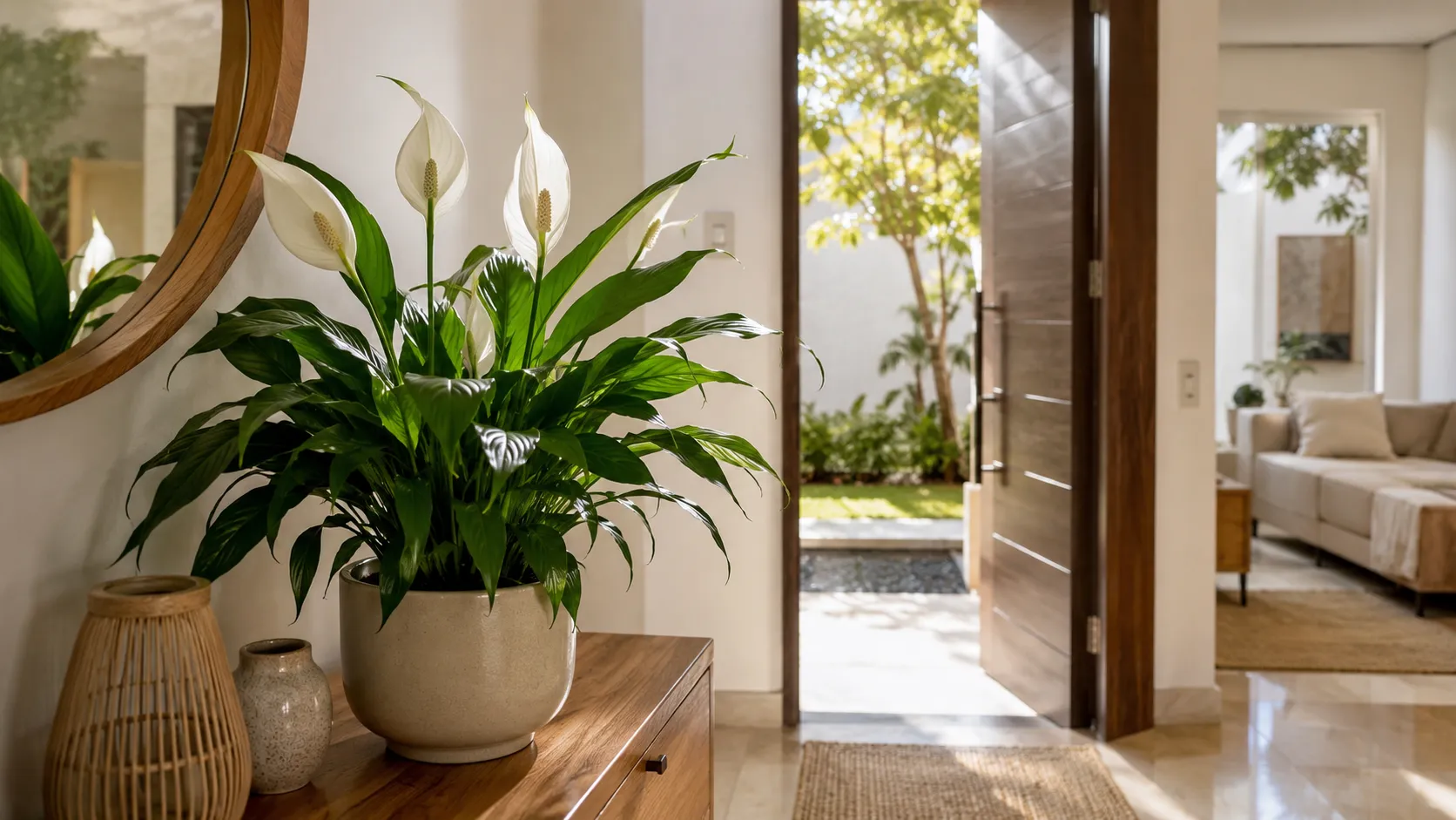 Feng Shui: Onde o lírio-da-paz transforma ambientes