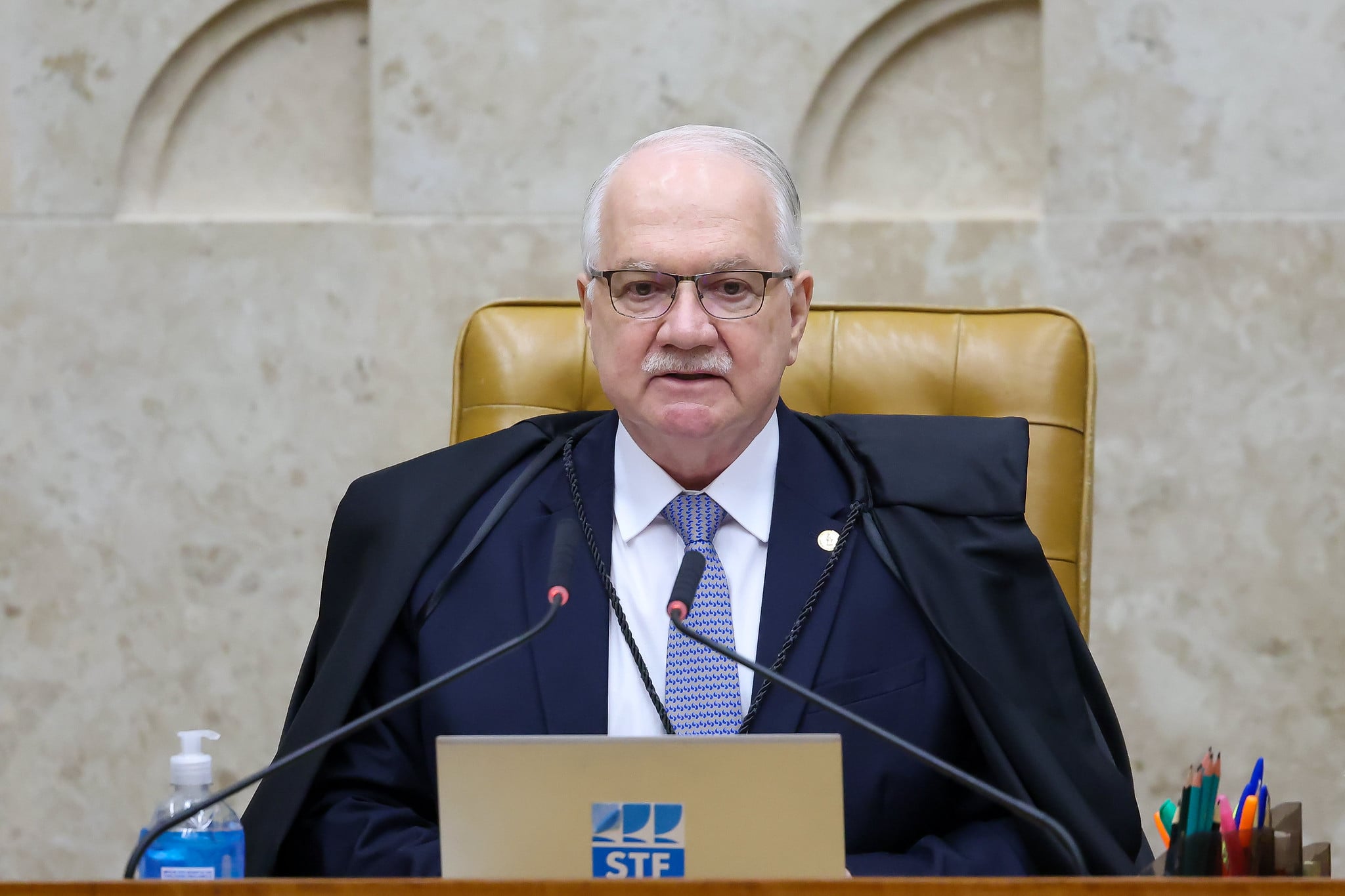 O presidente do STF, ministro Edson Fachin (Foto: STF)