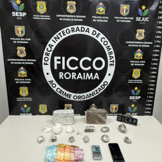 Foragido do AM é preso com drogas em Mucajaí