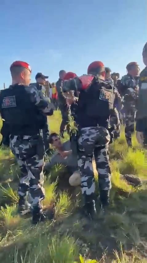 PM atua contra tentativa de invasão em área pública em Boa Vista