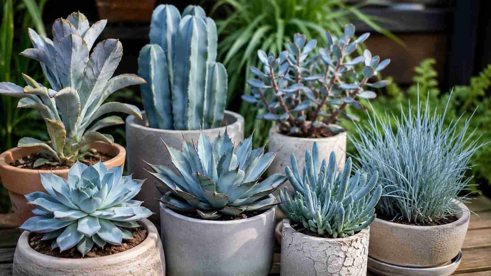 Plantas Azuis Raras Transformam Decoração com Beleza Única