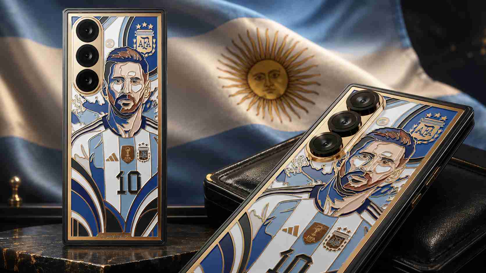 Messi Ganha iPhone de Luxo Feito com Ouro e Titânio
