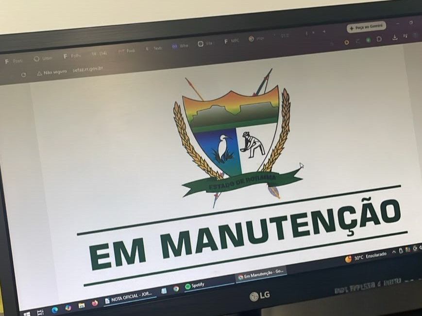 Site da Sefaz-RR sofre ataque hacker e passa a operar com página temporária