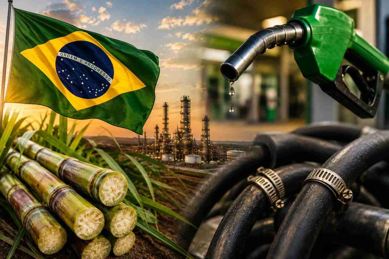 Gasolina E32 inaugura uma nova etapa da política energética brasileira com potencial para eliminar importações de gasolina, elevar a demanda por cerca de 1 bilhão de litros de etanol por ano e mudar a
