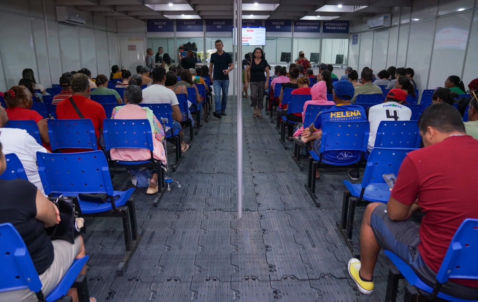 Recepção provisória amplia capacidade de atendimento na Policlínica Coronel Mota