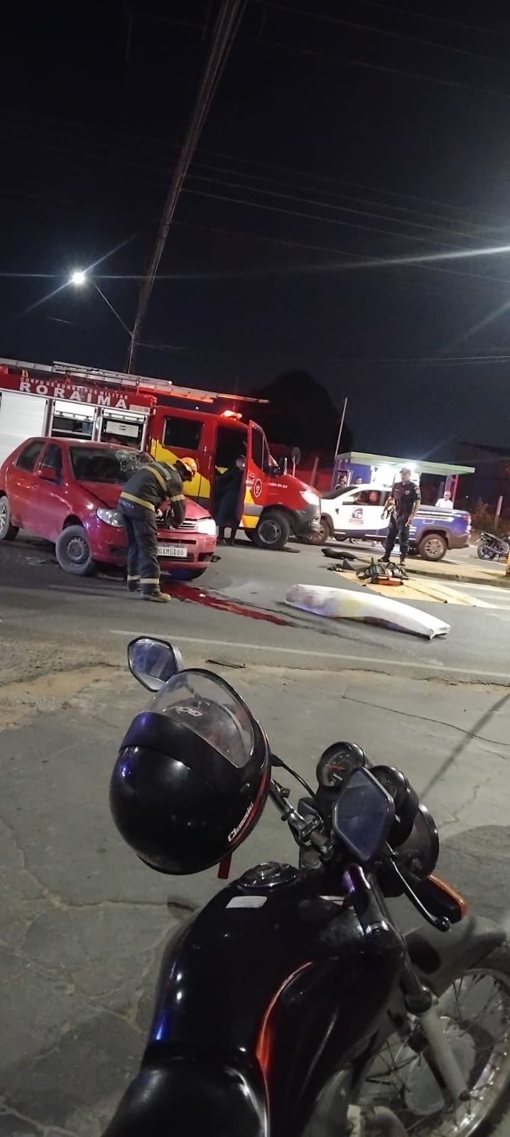 Albergado morre em acidente entre moto e carro no São Vicente