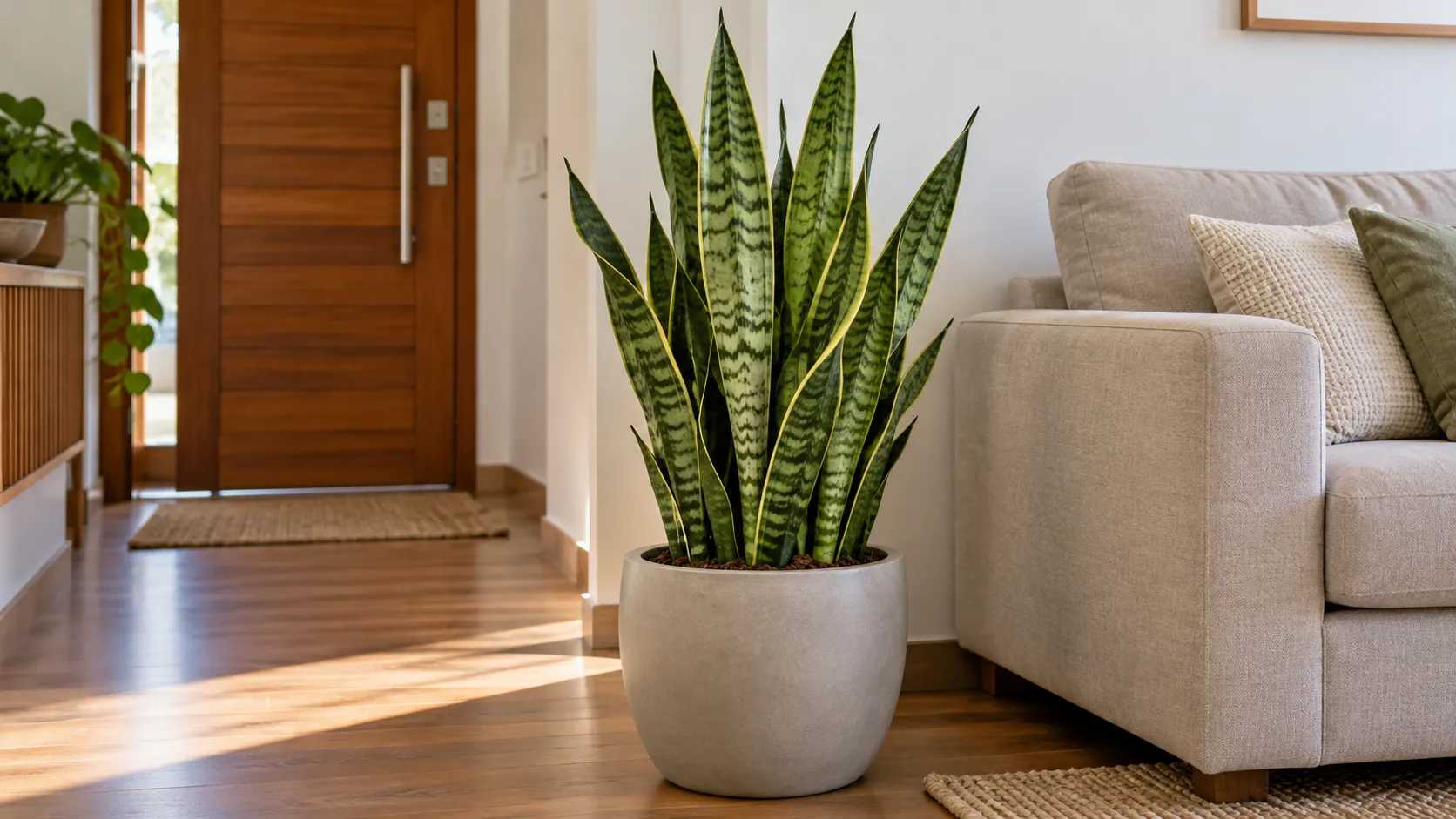 Por que a espada-de-são-jorge divide opiniões no Feng Shui? Entenda as leituras sobre suas folhas pontudas e saiba o que considerar antes de posicioná-la junto à porta ou ao sofá