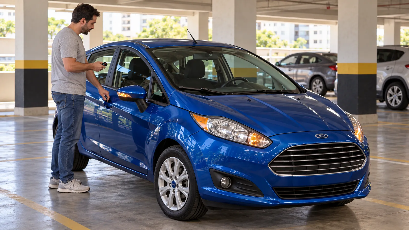 Ford Fiesta SE 1.6 2014 com câmbio manual por cerca de R$ 37 mil: quanto custa substituir a embreagem e como separar peças de mão de obra no orçamento do hatch 1.6 para cidade e estrada