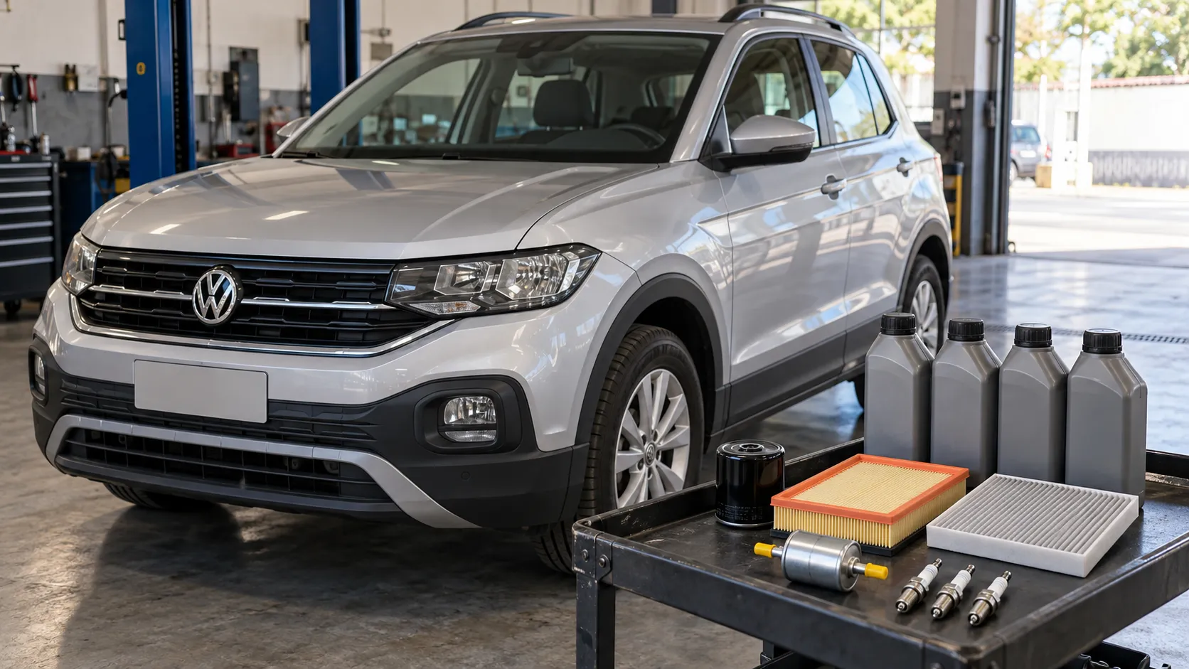 VW T-Cross 200 TSI 2020 por cerca de R$ 90 mil: quanto custam óleo, filtros e velas do SUV que combina motor turbo, câmbio automático e seis airbags
