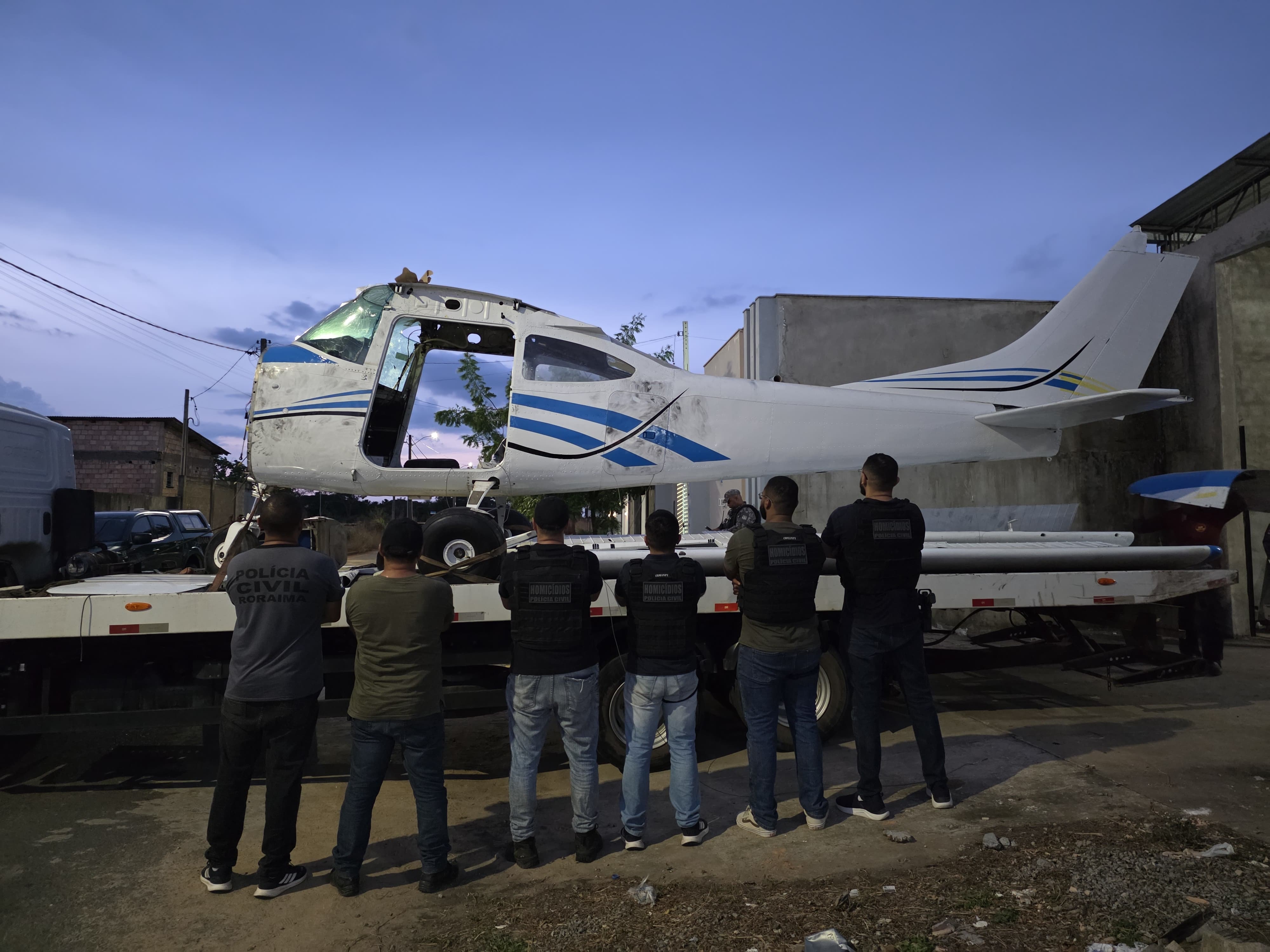 Quatro pessoas são presas e uma aeronave é apreendida em investigação de homicídio