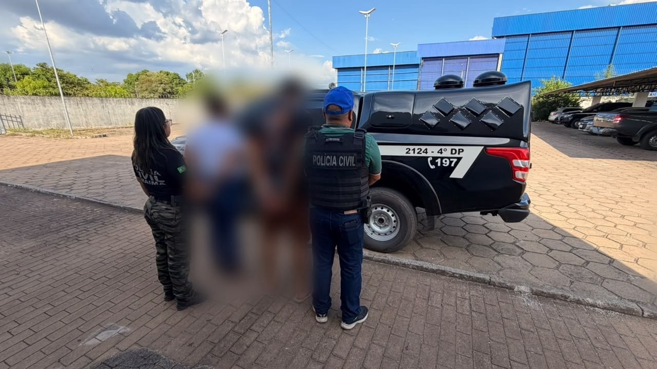 Casal é preso por suspeita de sequestrar, torturar e extorquir vítimas em Boa Vista