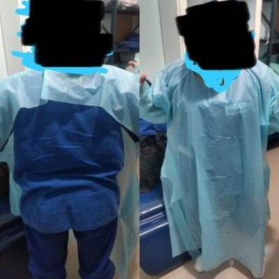 Segundo a denúncia, algumas vezes os servidores chegam a usar insumos improvisados (Foto: Divulgação)