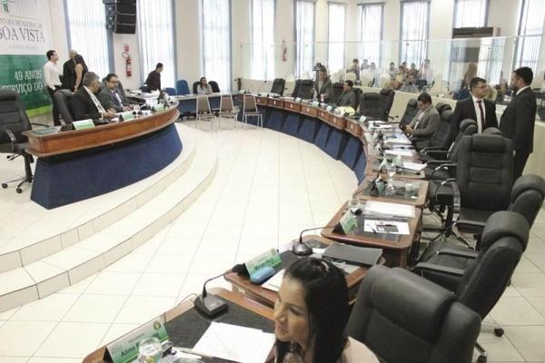 A sessão extraordinária da Câmara dos Vereadores, desta terça-feira, 26, foi obstruída por vereadores (Foto: Arquivo FolhaBV)