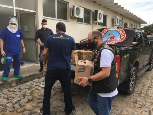 Ação idealizada pela Grande Loja Maçônica do Estado de Roraima e o Motoclube Bodes do Asfalto (Foto: Ricardo Gomes)