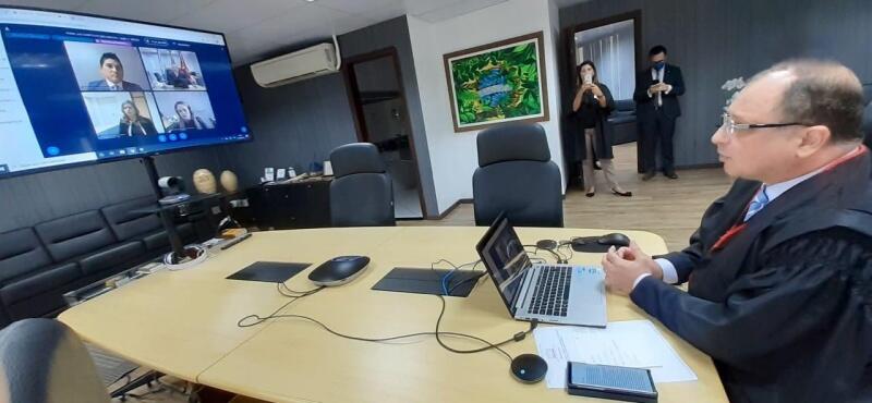 Os trabalhos no Tribunal de Justiça de Roraima seguirão até o dia 30 de junho sendo realizados por meios eletrônicos (Foto: Divulgação/Ascom TJRR)