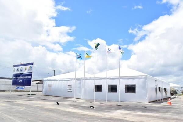 Principal reivindicação do movimento, Hospital de Campanha ainda não tem previsão de abertura (Foto: Nilzete Franco/Folha BV)