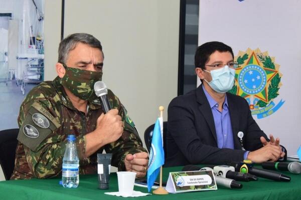 Anúncio foi feito em coletiva de imprensa organizada pela Operação Acolhida (Foto: Nilzete Franco/FolhaBV)