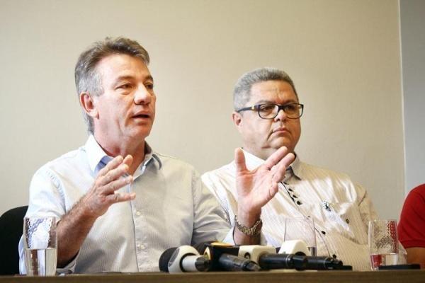 Governador Antonio Denarium e vice Frutuoso Lins (Foto: Arquivo Folha)