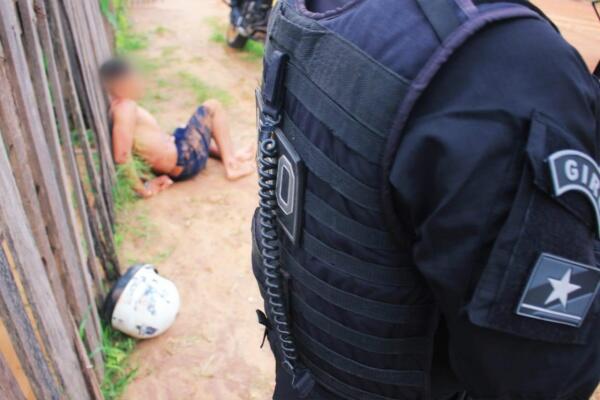 Os policiais militares do GIRO seguiram o garoto até a rua João Pessoa no Nova Cidade - Foto: Aldenio Soares