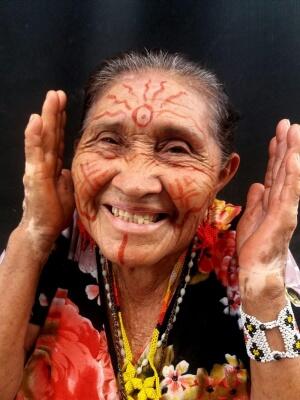 Anciã Macuxi Vó Bernaldina, de 75 anos - Foto: Arquivo Pessoal/Jaider Esbell