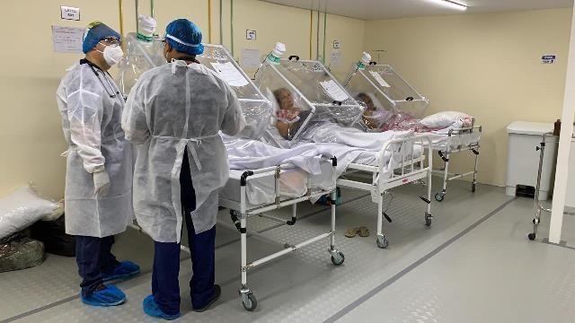 Atualmente a unidade conta com 254 leitos para pacientes com Covid-19 (Foto: Ascom/Operação Acolhida)