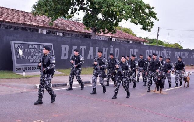 O Bope da PMRR é integrado por equipes do Canil, Grupo de Ações Táticas Especiais (Gate), Força Tática e Choque - Foto: Divulgação