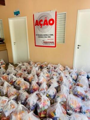 As cestas serão entregues para famílias que estão em situação de insegurança alimentar e nutricional (Foto: Divulgação)