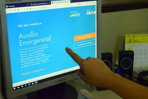 Auxílio emergencial (Foto: Nilzete Franco / FolhaBV)