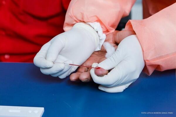 284 testes rápidos tiveram resultado positivo neste sábado - Foto: PMBV