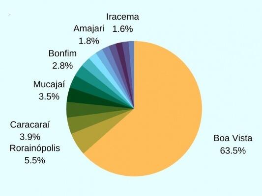 Saiba o percentual de eleitores aptos à votar em Roraima (Gráfico: FolhaBV)