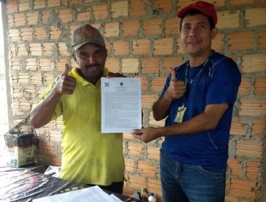 Marivaldo Souza Machado, do projeto de assentamento Serra Dourada (Foto: Ascom Incra-RR)