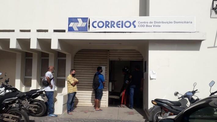A equipe de reportagem da FolhaBV foi até as principais agências dos Correios na Capital e verificou que o atendimento segue normal (Foto: Nilzete Franco/FolhaBV)