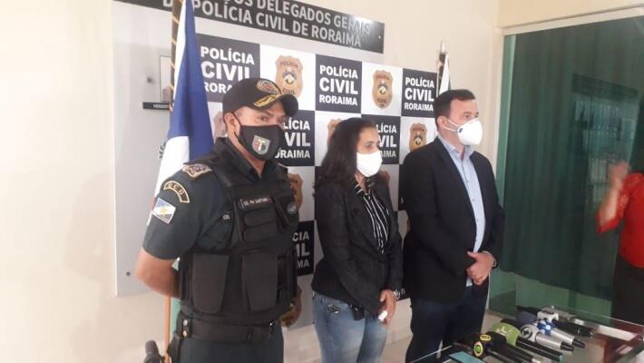 Delegada Simone Arruda presidiu as investigações que levaram a prisão de dois envolvidos (Foto: Nilzete Franco/FolhaBV)