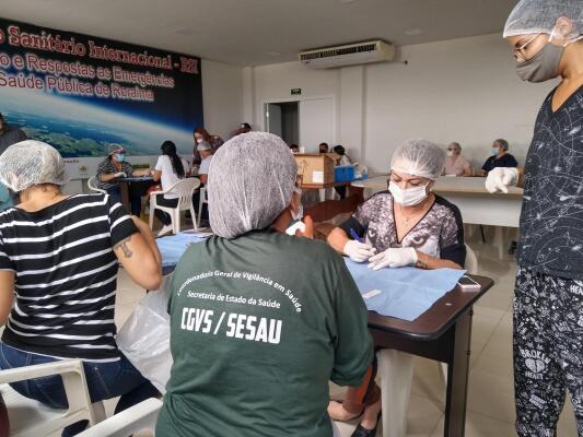 255 testes rápidos tiveram resultado positivo nesta quinta (Foto: Ascom Sesau)