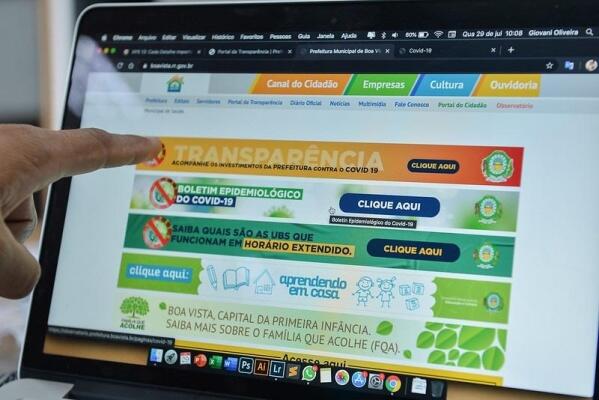 Boa Vista está com 95 pontos no ranking de transparência das contratações durante a pandemia - Foto: Divulgação