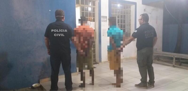 A dupla foi autuada em flagrante e teve a prisão preventiva decretada - Foto: Divulgação/PCRR