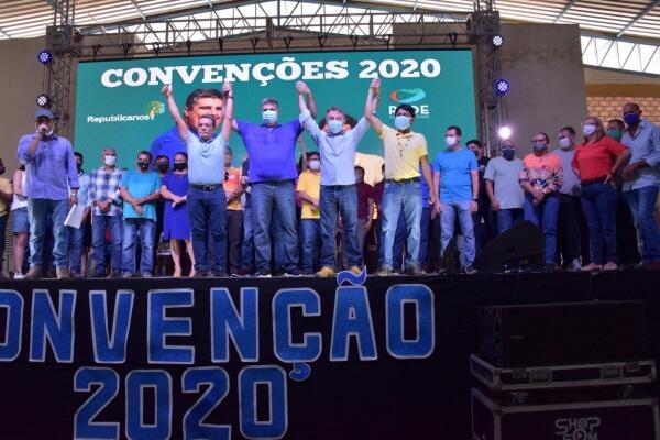 Convenção partidária reuniu mais de 2 mil pessoas (Foto: Neto Figueiredo - Divulgação Ascom Joner Chagas)