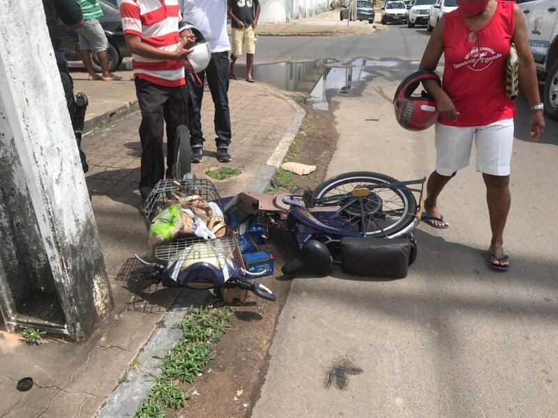 Bicicleta elétrica da idosa foi entregue a um familiar - Foto: Aldenio Soares Bicicleta elétrica da idosa foi entregue a um familiar - Foto: Aldenio Soares