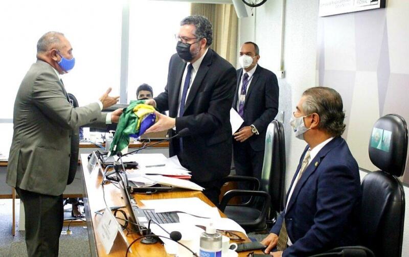 Telmário Mota fez uma apresentação dos maiores problemas de Roraima, agravados ainda mais com a pandemia (Foto: Gabriel Costa/Ascom/SenadorTelmário)