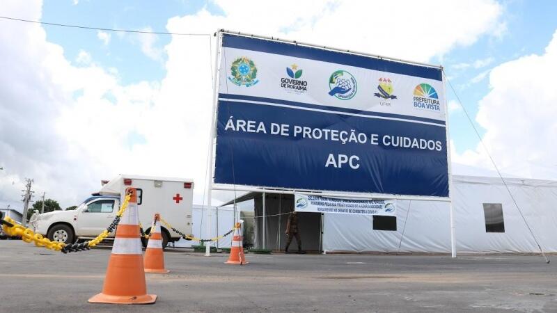 Área de Proteção e Cuidados (Hospital de Campanha - APC) - Foto: Nilzete Franco/FolhaBV