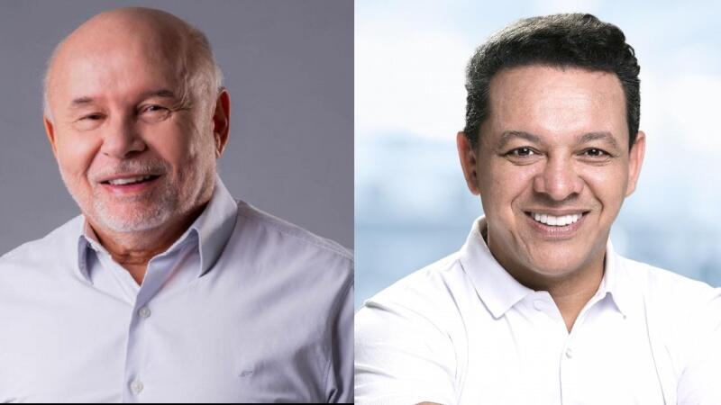 Candidatos Luciano Castro (PL) e Ottaci (Solidariedade) - Foto: Divulgação