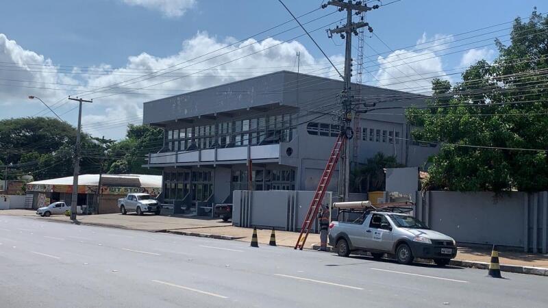 O prédio antigo da Codesaima foi um dos que teve a energia cortada nesta quarta-feira (Foto: Divulgação)