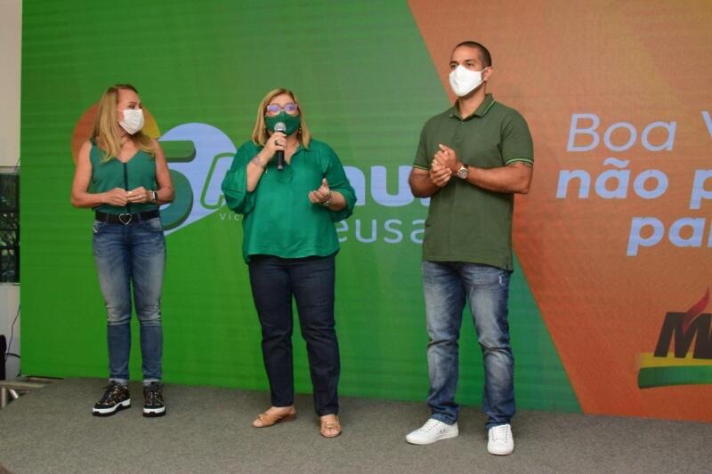 A prefeita Teresa Surita apoiava candidatura de Edileusa e Arthur para PMBV (Foto: Nilzete Franco/FolhaBV)
