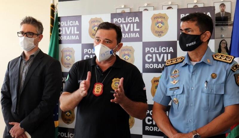 A coletiva foi realizada na manhã desta terça-feira, 27, na Delegacia Geral de Polícia (Foto: Nilzete Franco/FolhaBV)