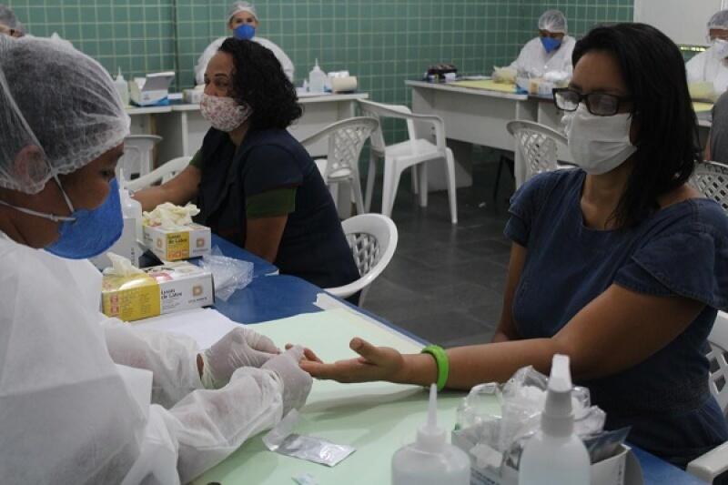 Resultado é proveniente de testes rápidos realizados neste sábado (Foto: Ascom Sesau)