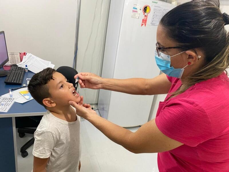 Crianças de 1 até 4 anos 11 meses e 29 dias de idade devem tomar a vacina (Foto: Nilzete Franco/FolhaBV)