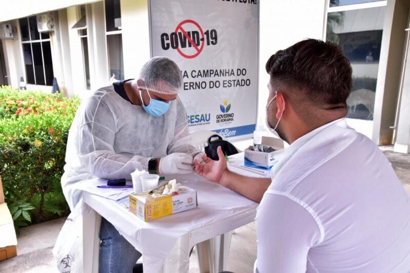 Resultado é proveniente principalmente de testes rápidos (Foto: Secom RR)