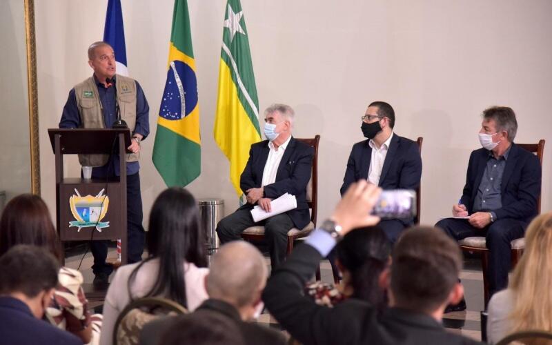 Lorenzoni ressaltou que a Operação Acolhida em Roraima é considerada a melhor mundo de acolhimento de refugiados (Foto: Secom/RR)
